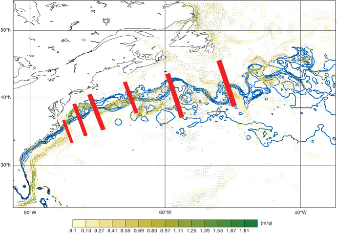 Errors in Gulf Stream position of ECMWF analysis and proposed measurements